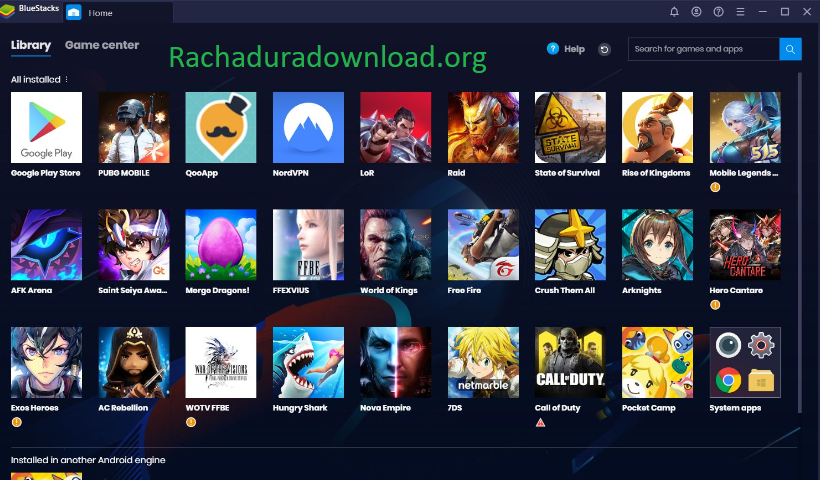 BlueStacks 5 Rachadura