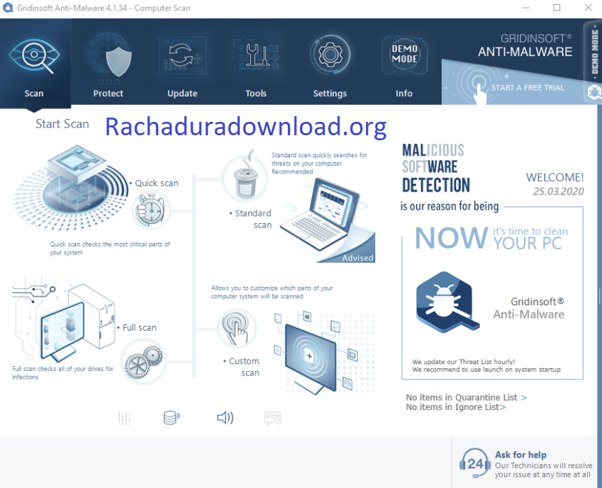 GridinSoft Anti-Malware Rachadura