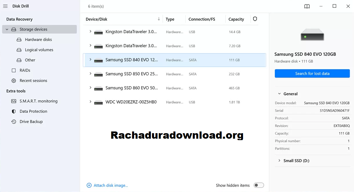 Disk Drill 5.3.826.0 Rachadura