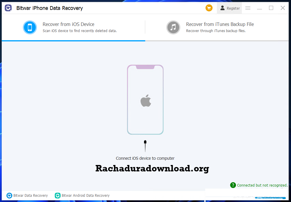 Bitwar iPhone Data Recovery Rachadura