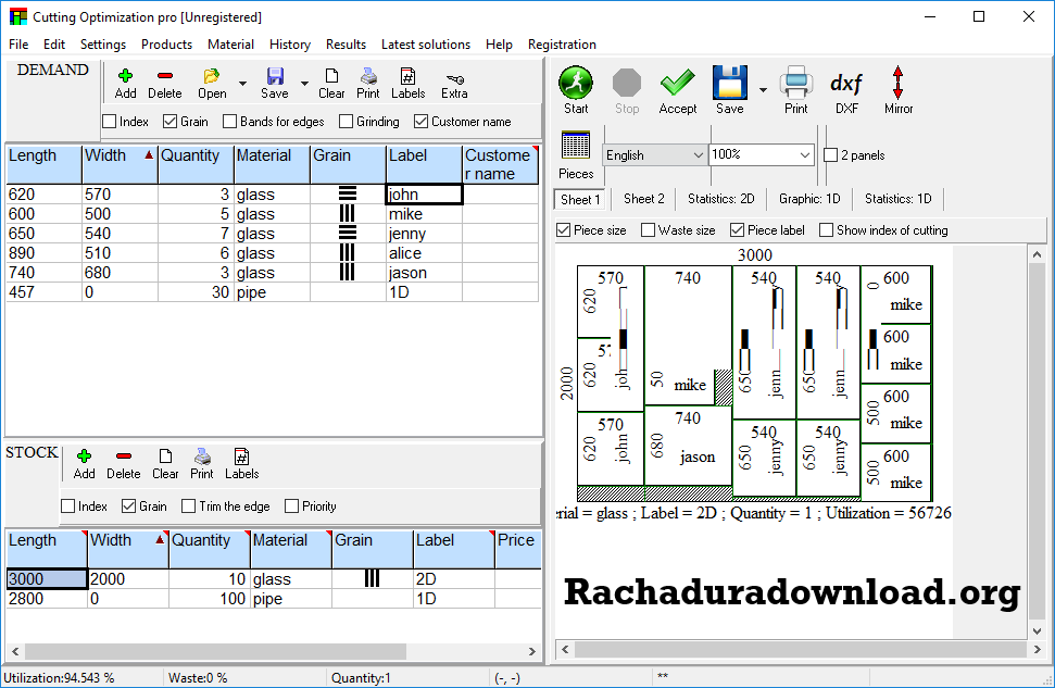 Cutting Optimization Pro Rachadura